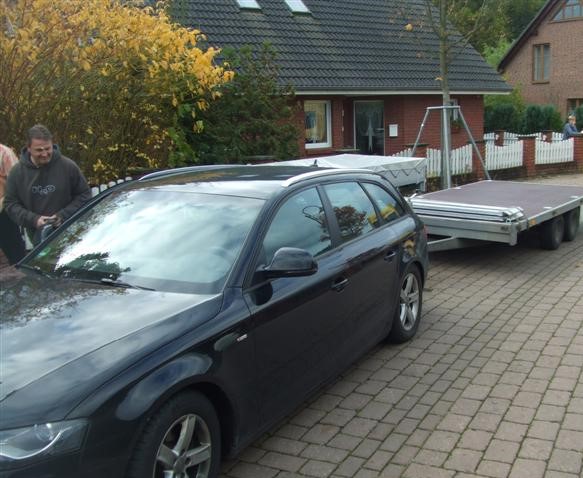 Klarstand zur  Abfahrt