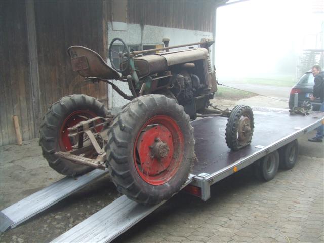 204 auf dem Trailer