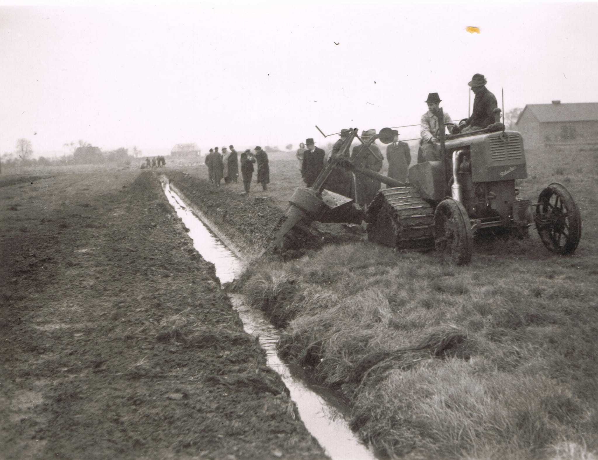 Grabenreiniger im Einsatz