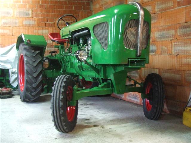 Horn und tempor&auml;re Streckgitter montiert