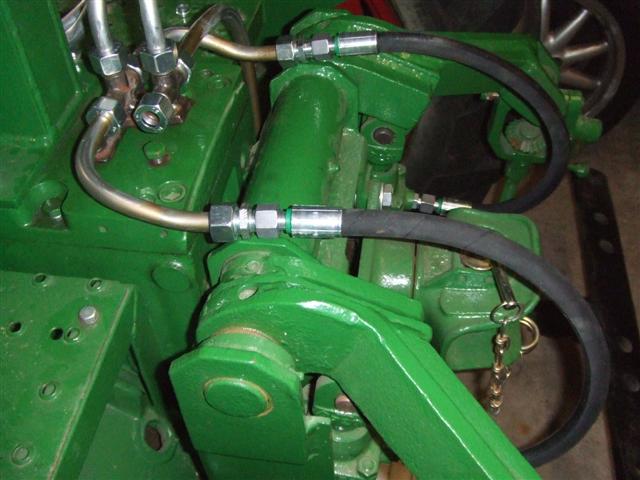 Verteilung vor den Druckschl&auml;uchen