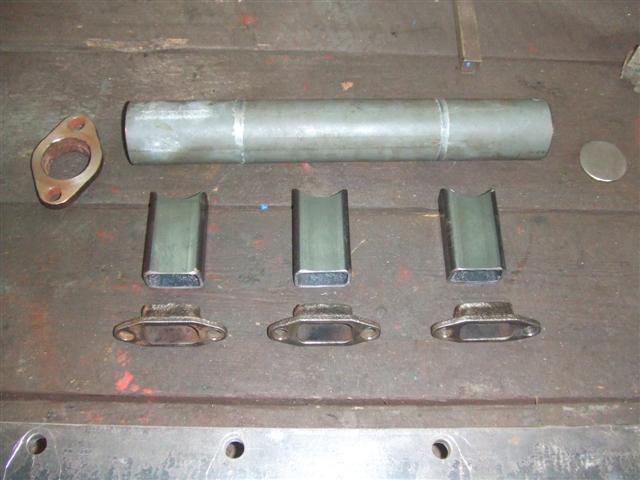 Neubau des Auspuffkr&uuml;mmers